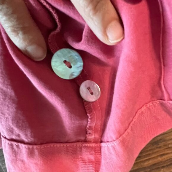 CUT LOOSE  Short Pink Tencel Jacket Size Small - Picture 7 of 8